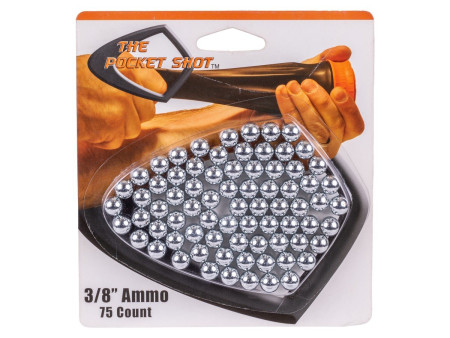 Pocket Shot 3/8" Steel Ammo, 75ct