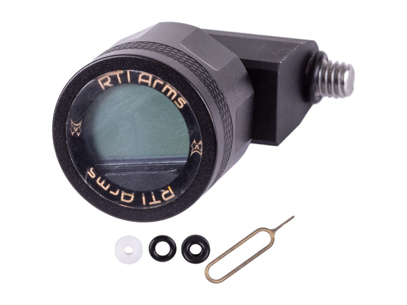 RTI Arms Digital Pressure Gauge with Angled Mount for Mora II