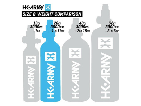 HK Army 3000 PSI 13ci HPA Tank