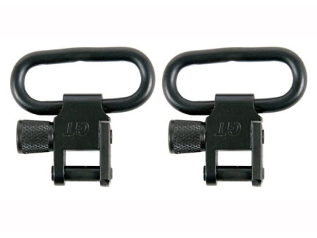 GrovTec Locking Swivels, 1" Loop, Black