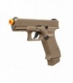 Glock 19X CO2 Blowback Airsoft Pistol, Tan