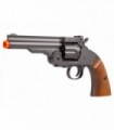 Schofield Airsoft CO2 BB Revolver, 5" Barrel, Black