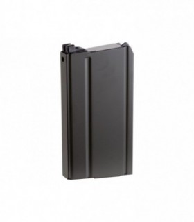 WE Green Gas Rifle Magazine, Fits PDW Open Bolt Rifles, Black, 30rds