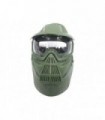 Bravo Airsoft Full Face Mask with Poly Lens in OD